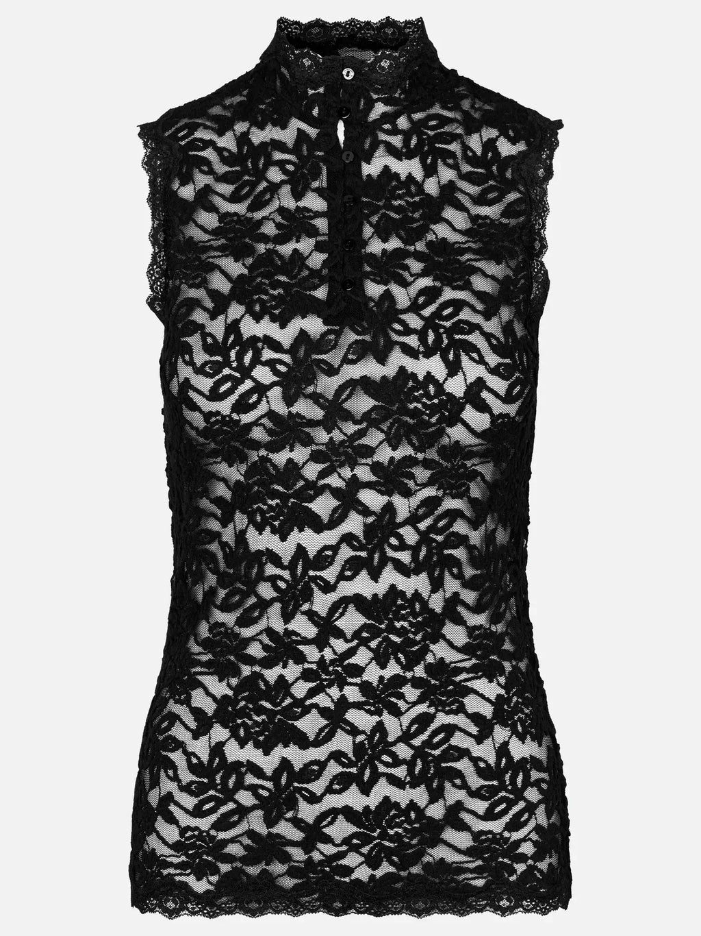 Delicia Lace Top - Black