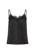 Silke blonde top  - Black