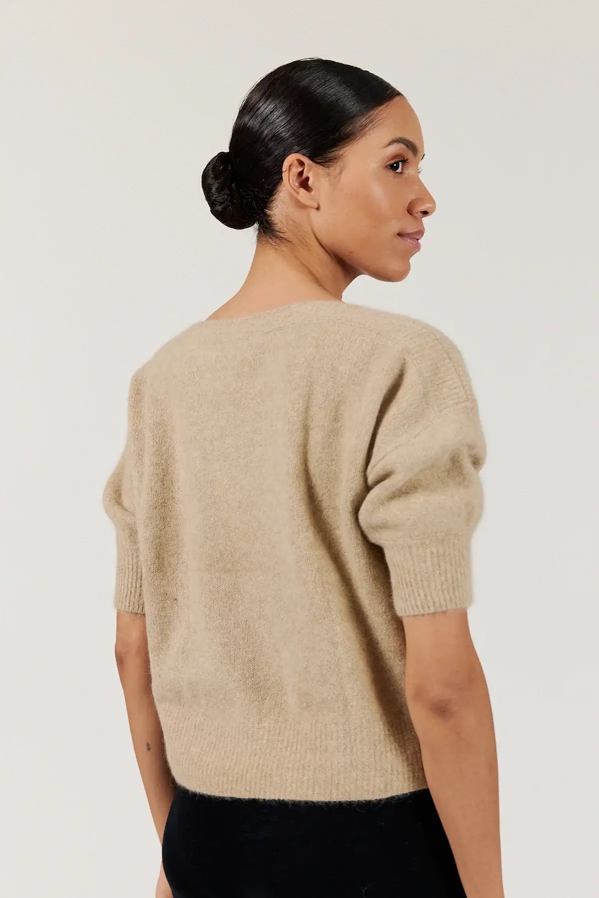 Moi Sweater - Beige Melange