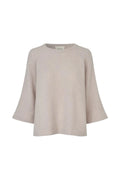 Samantha Sweater - Silver White Melange