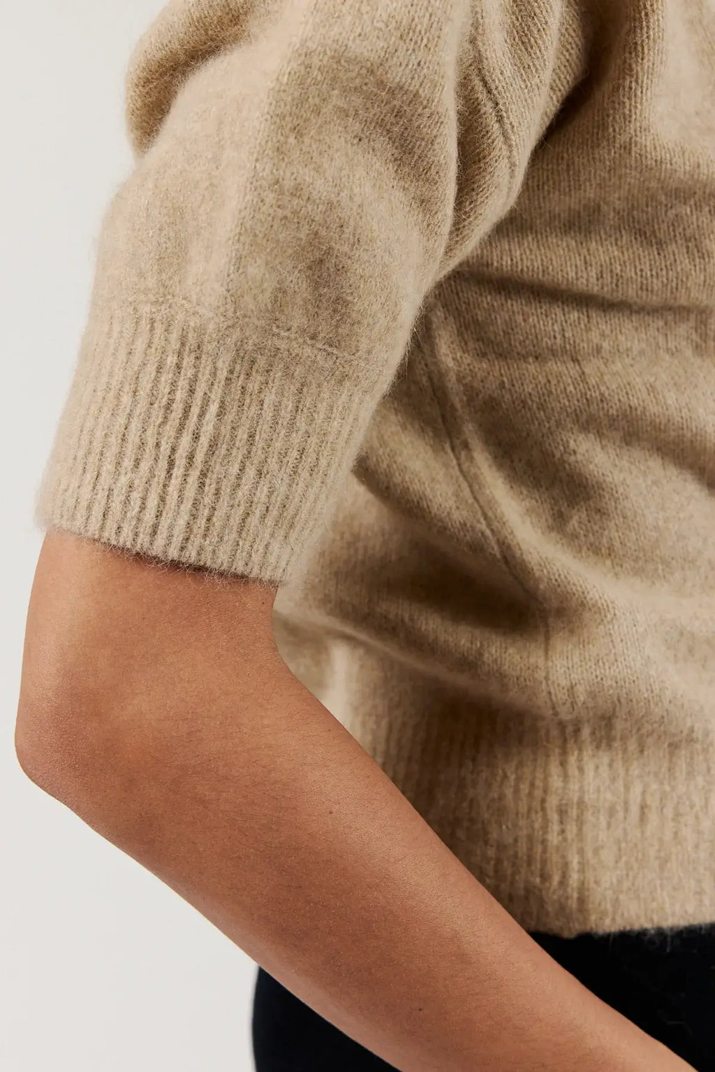 Moi Sweater - Beige Melange
