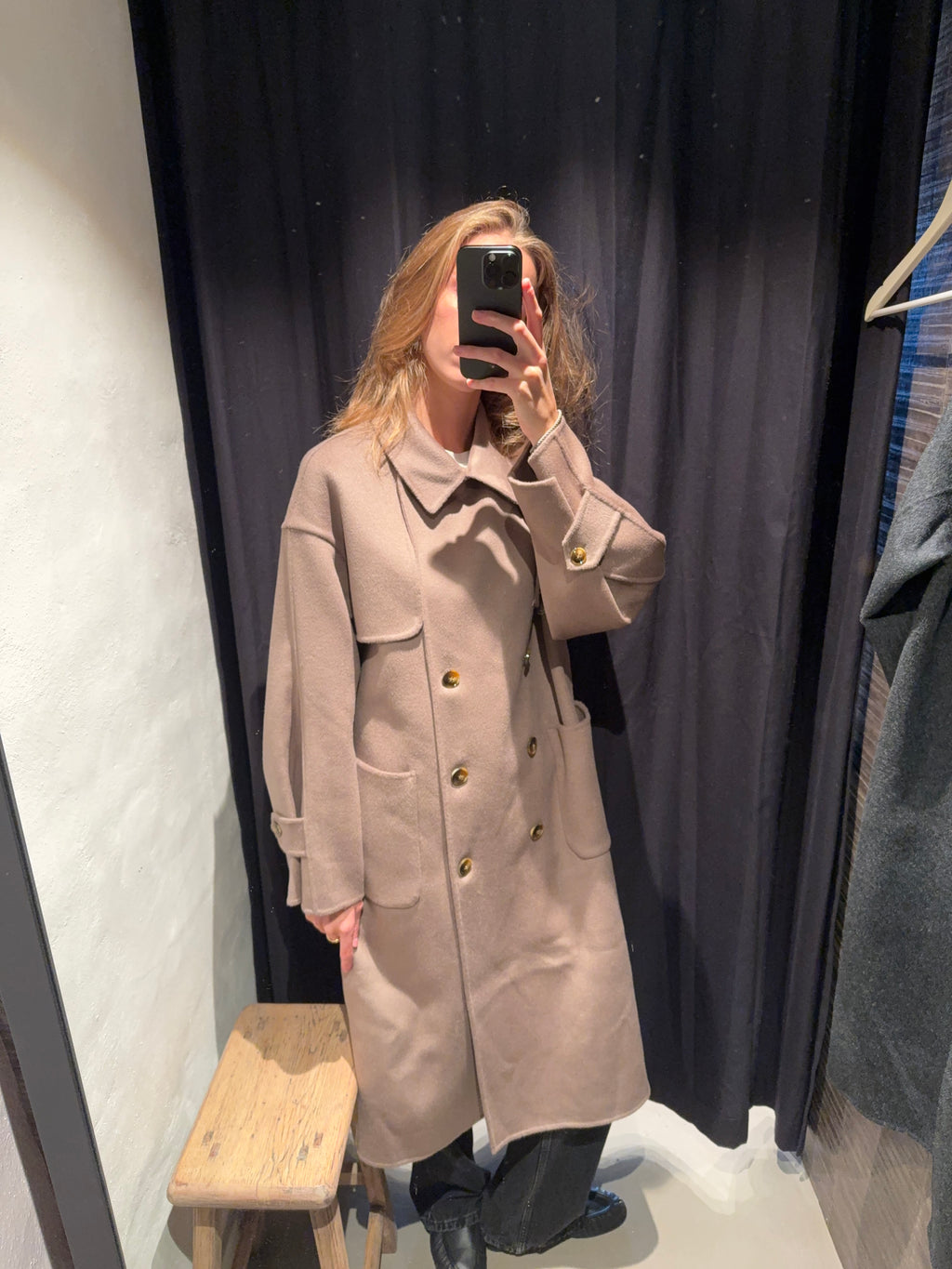 Olivia Coat - Dune Mist