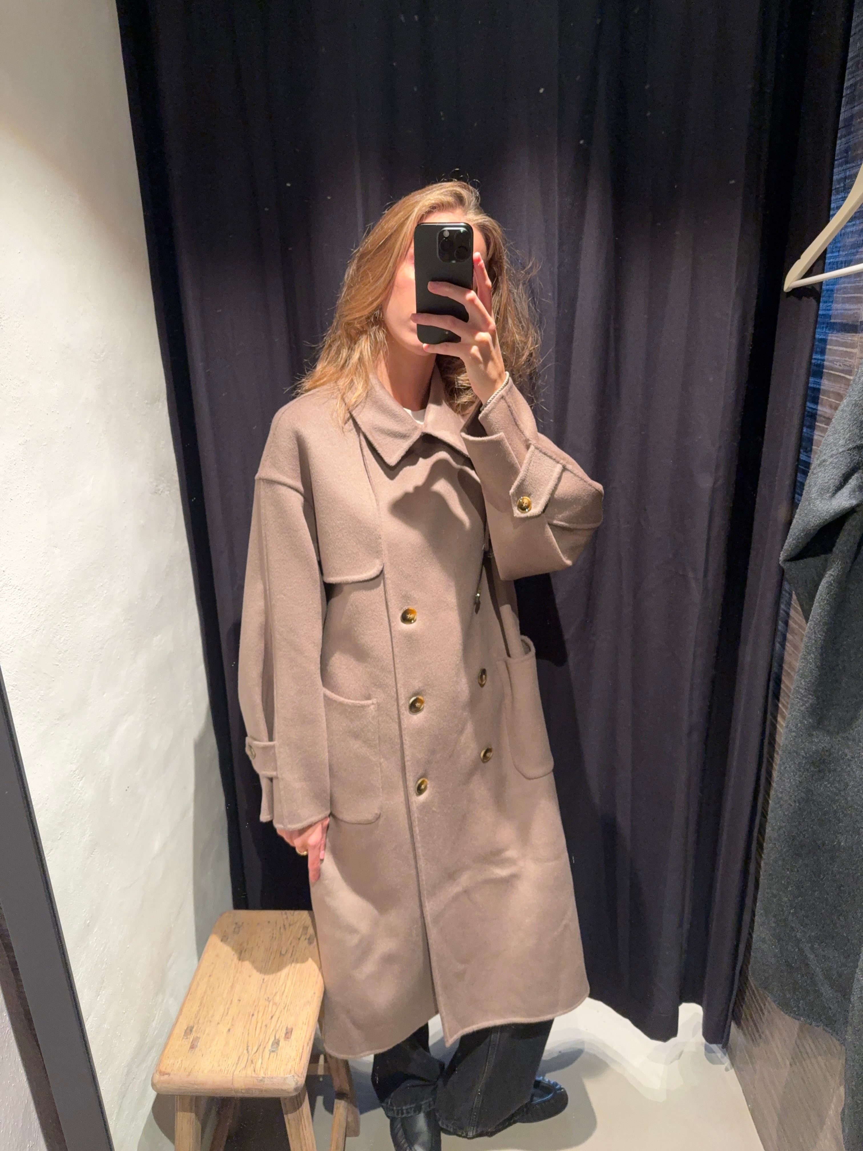 Olivia Coat - Dune Mist