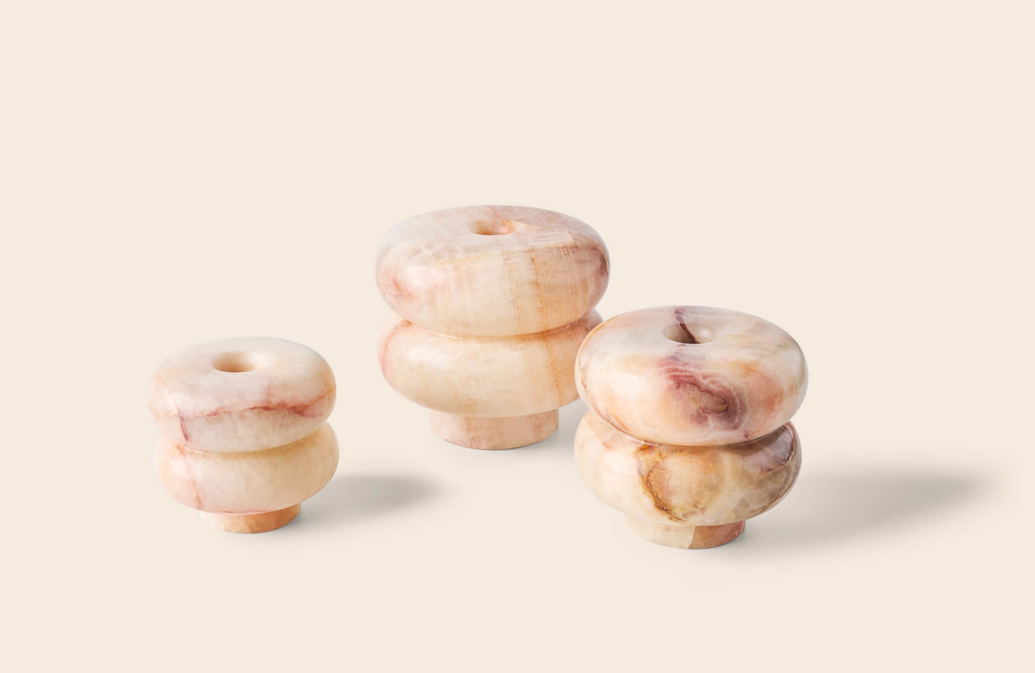Sora Beignet lysestager - flere farver