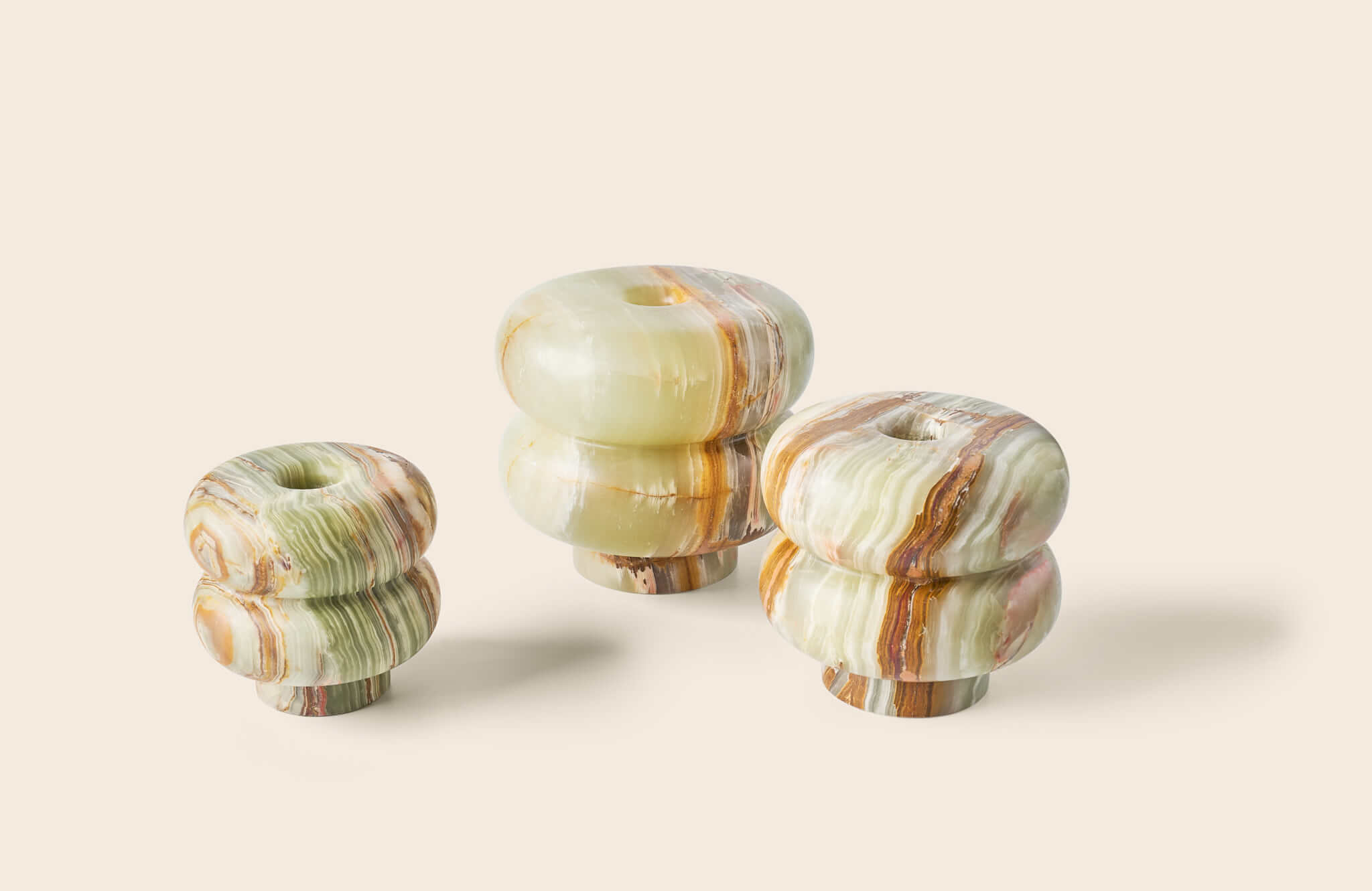 Sora Beignet lysestager - flere farver
