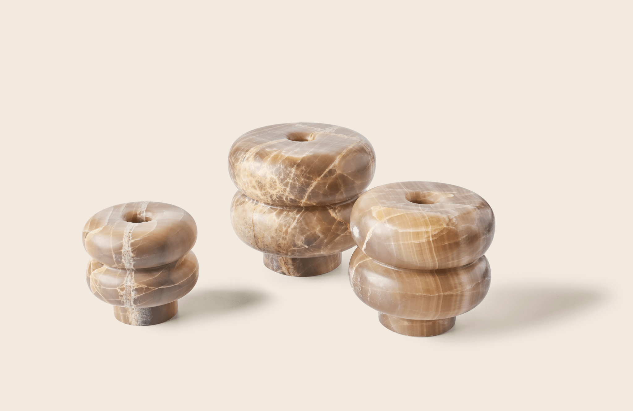 Sora Beignet lysestager - flere farver
