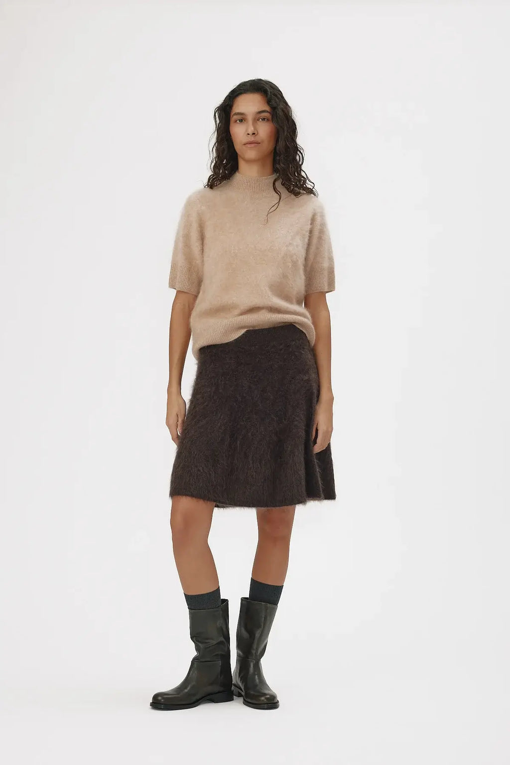 Bello Skirt -  Espresso Brown