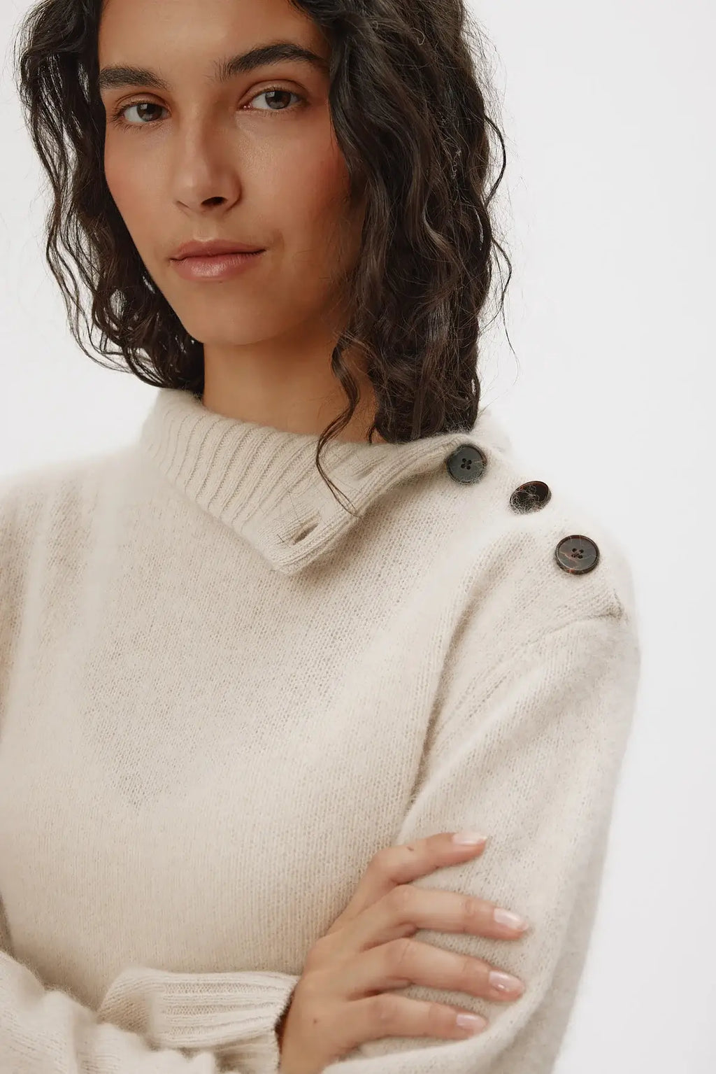 Cilia Sweater - Oatmeal Beige