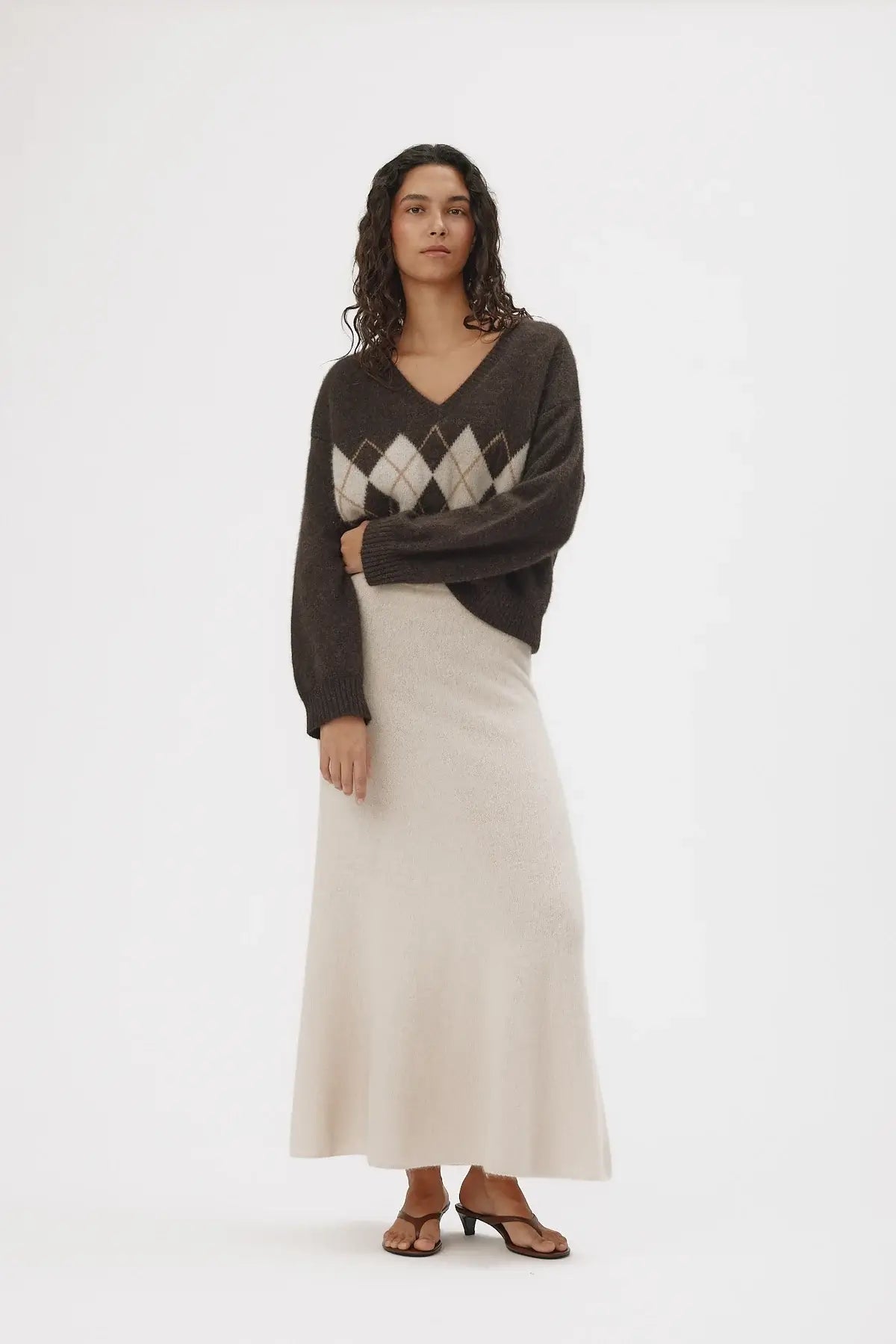 Isabella Skirt - Oatmeal Beige