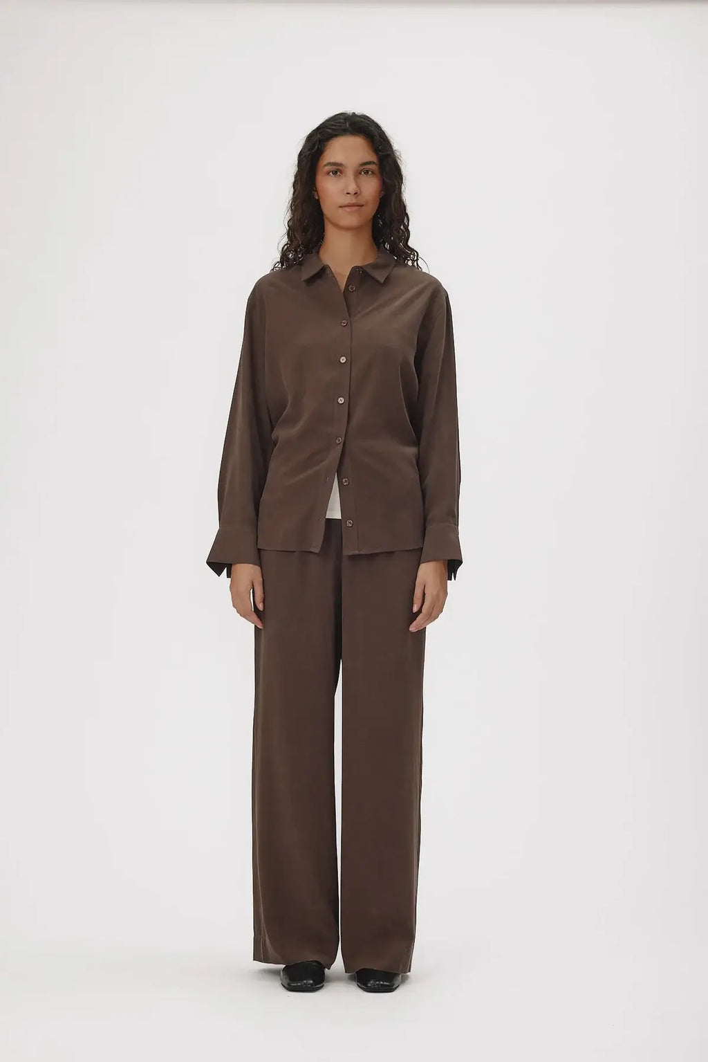 Ally Shirt - Espresso Brown