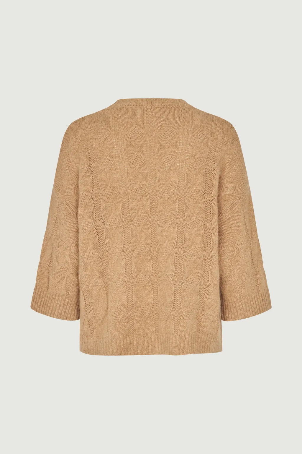 Ola Cable Sweater - Creme Brulee