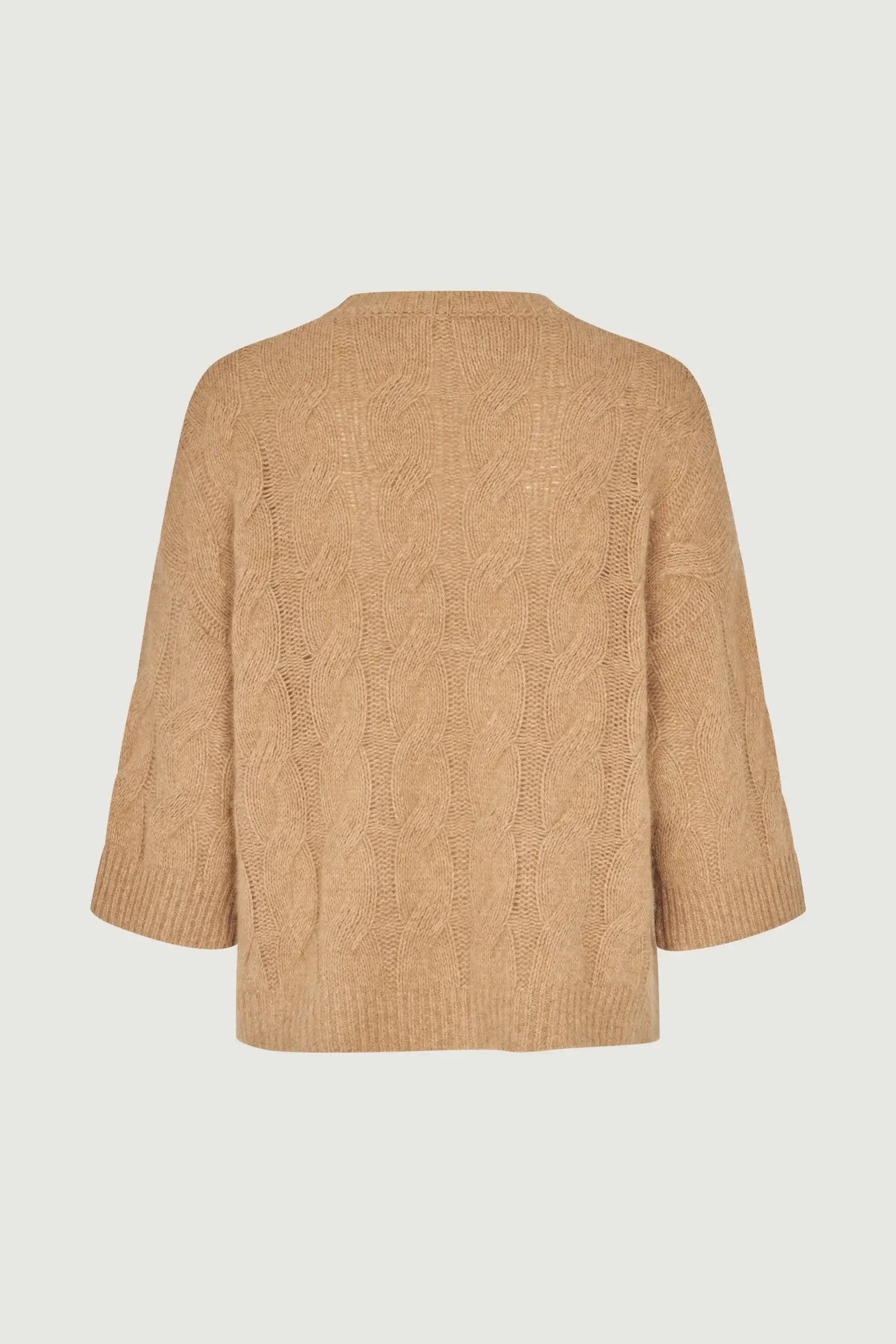 Ola Cable Sweater - Creme Brulee