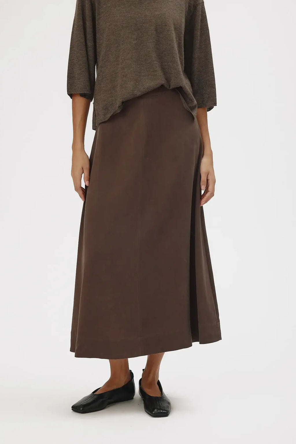 Henrietta Skirt - Espresso Brown
