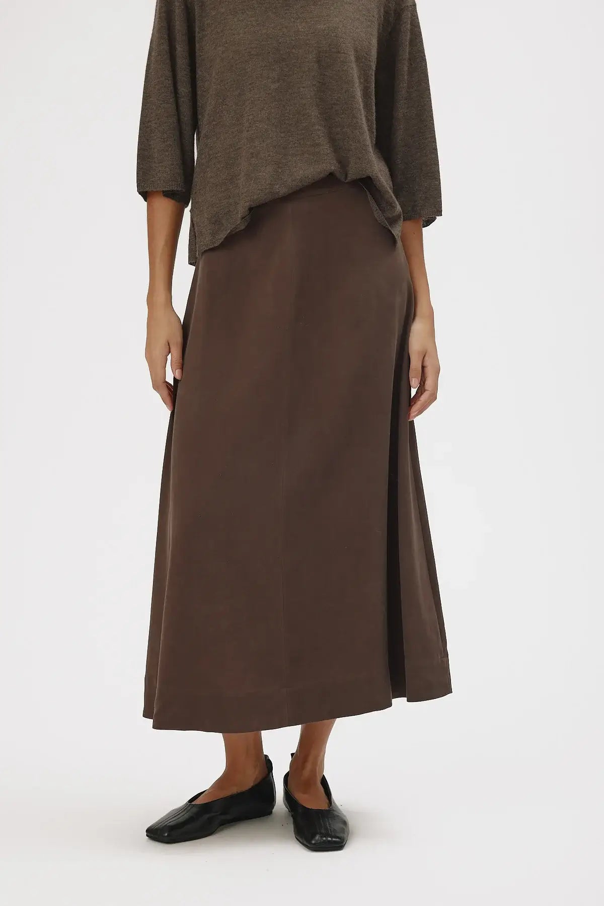 Henrietta Skirt - Espresso Brown