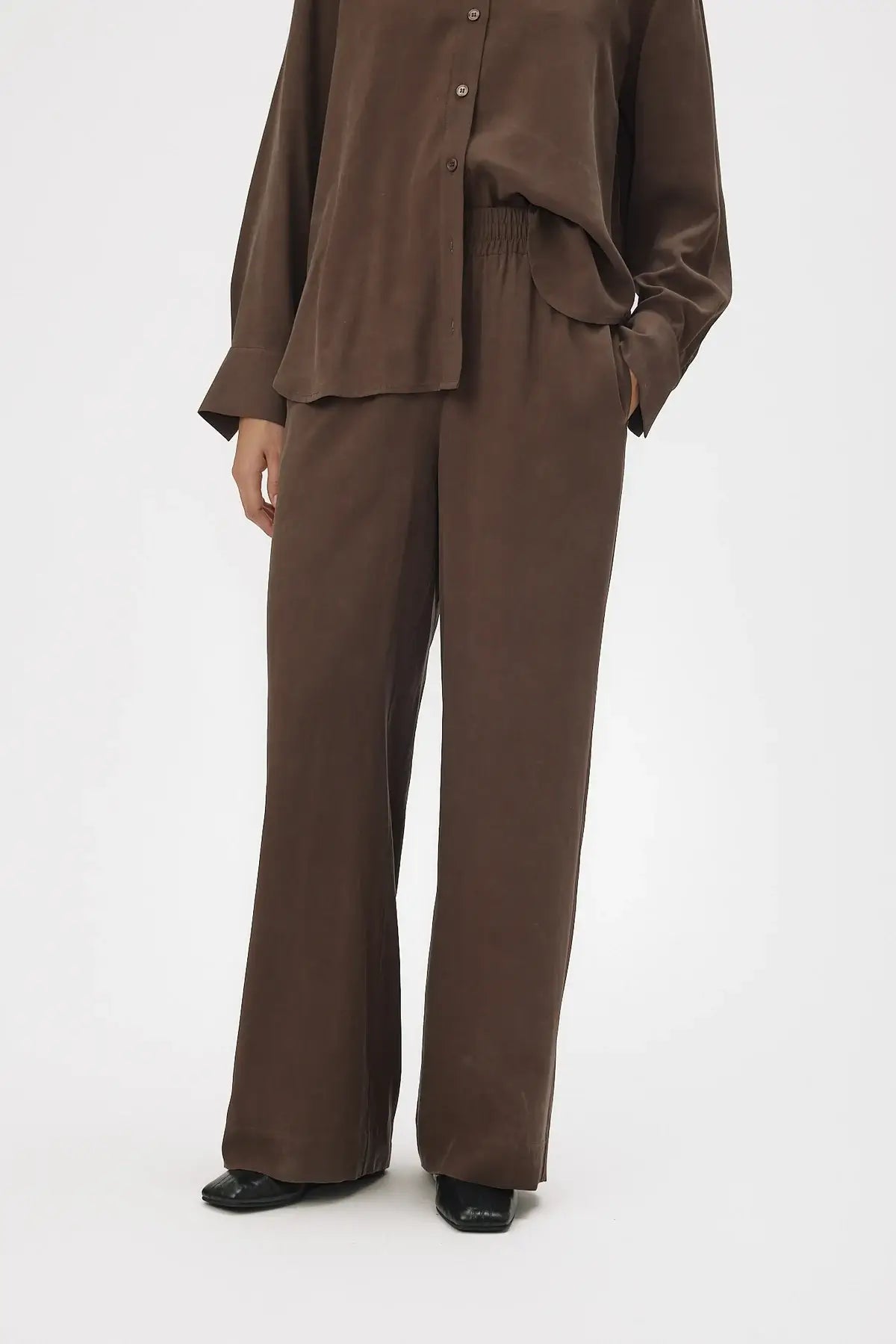 Lottie Pants - Espresso Brown