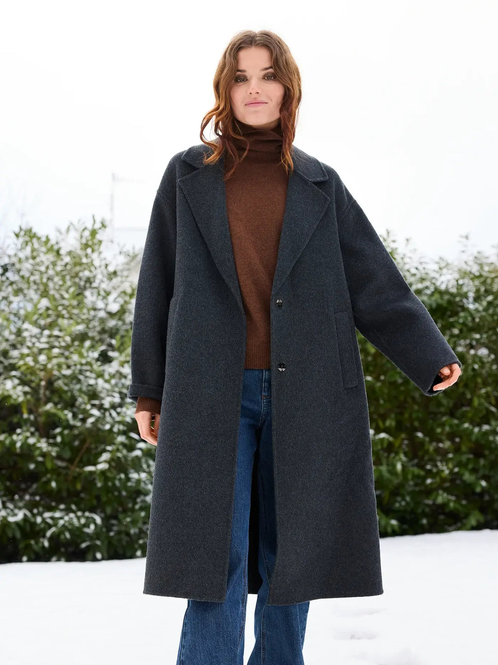 Clara Coat - Mørkegrå