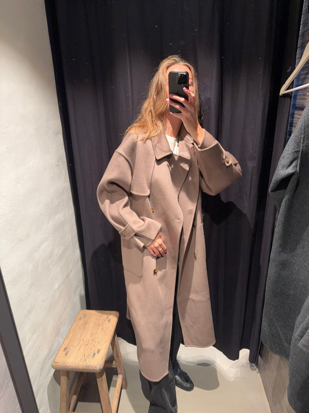 Olivia Coat - Dune Mist