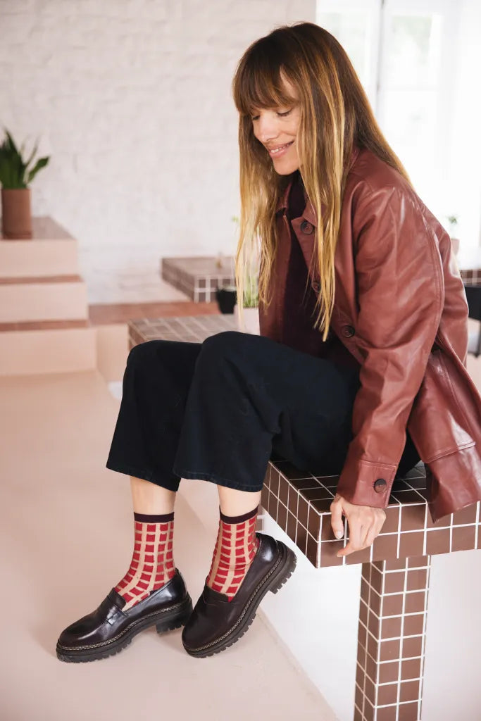 Strømper - Ginza Cerise