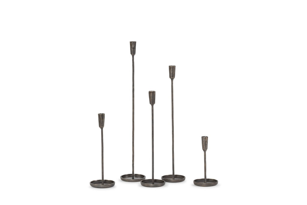 Handforged lysestage - bonze antique sæt af 3