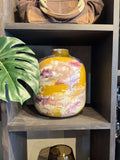 Multifarvet vase