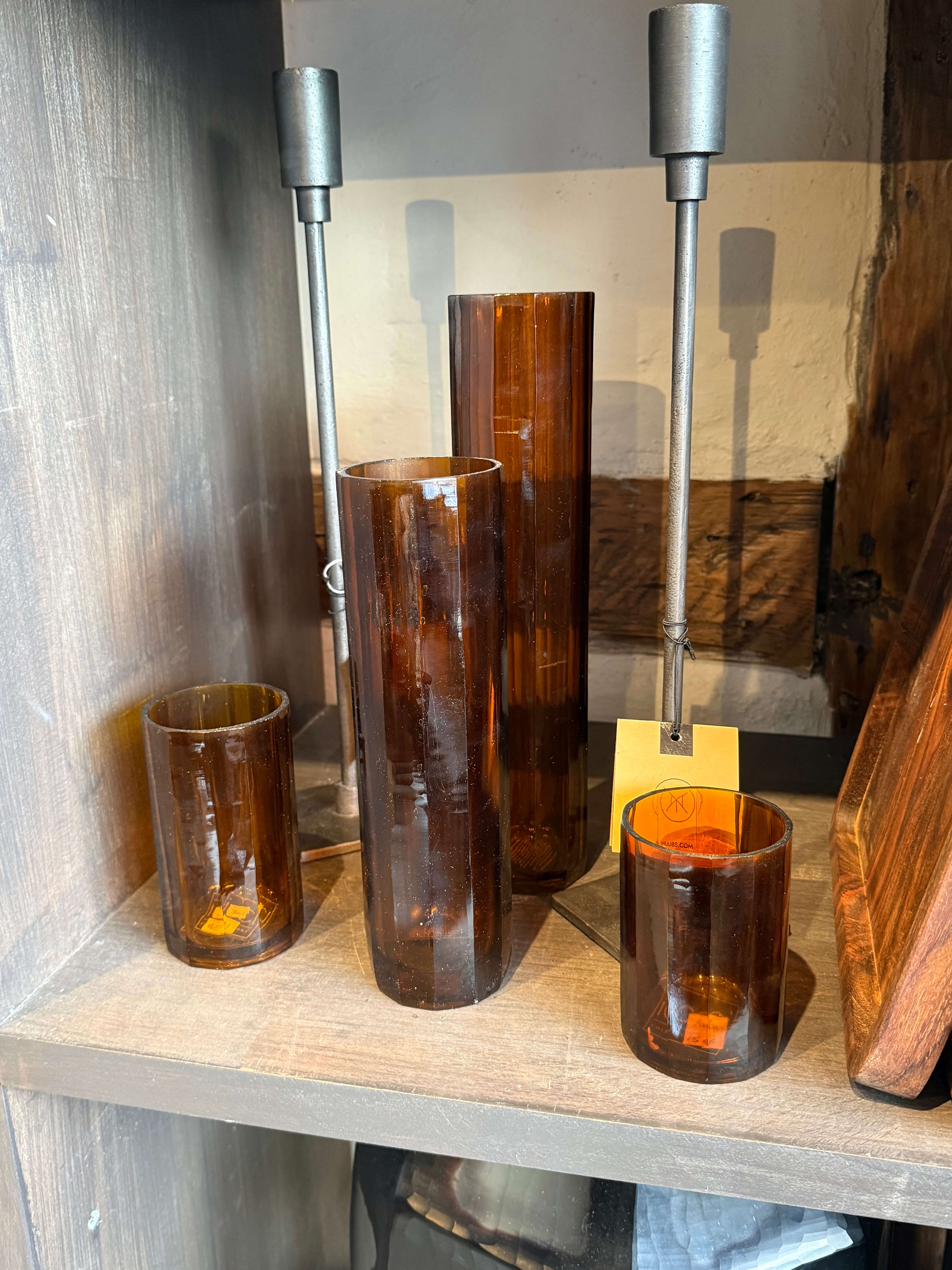Glas cylinder vaser - flere farver
