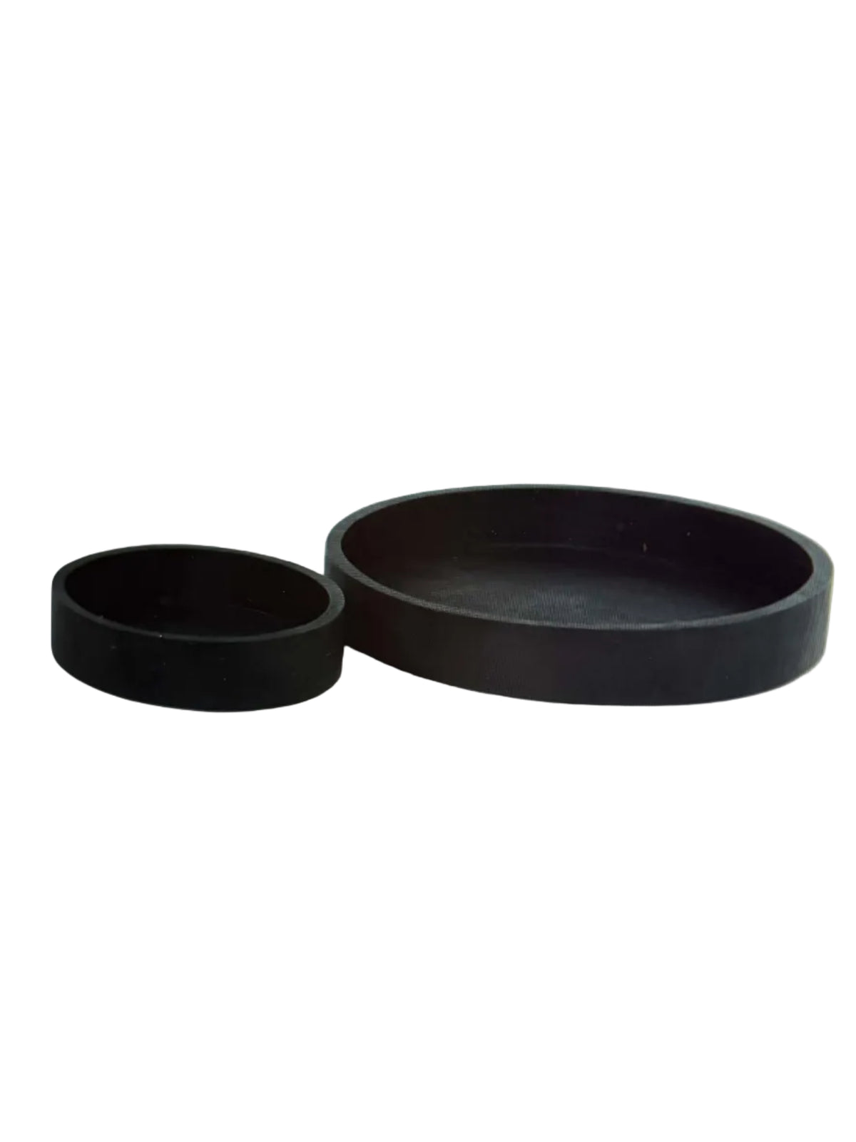 Brushed round tray