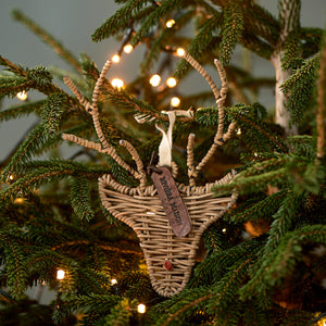 Julepynt - rustik rudolf