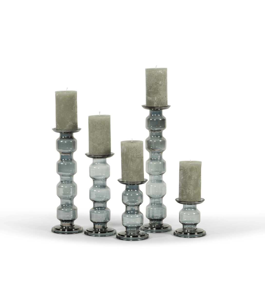 Grey Luster Roll Chandelier