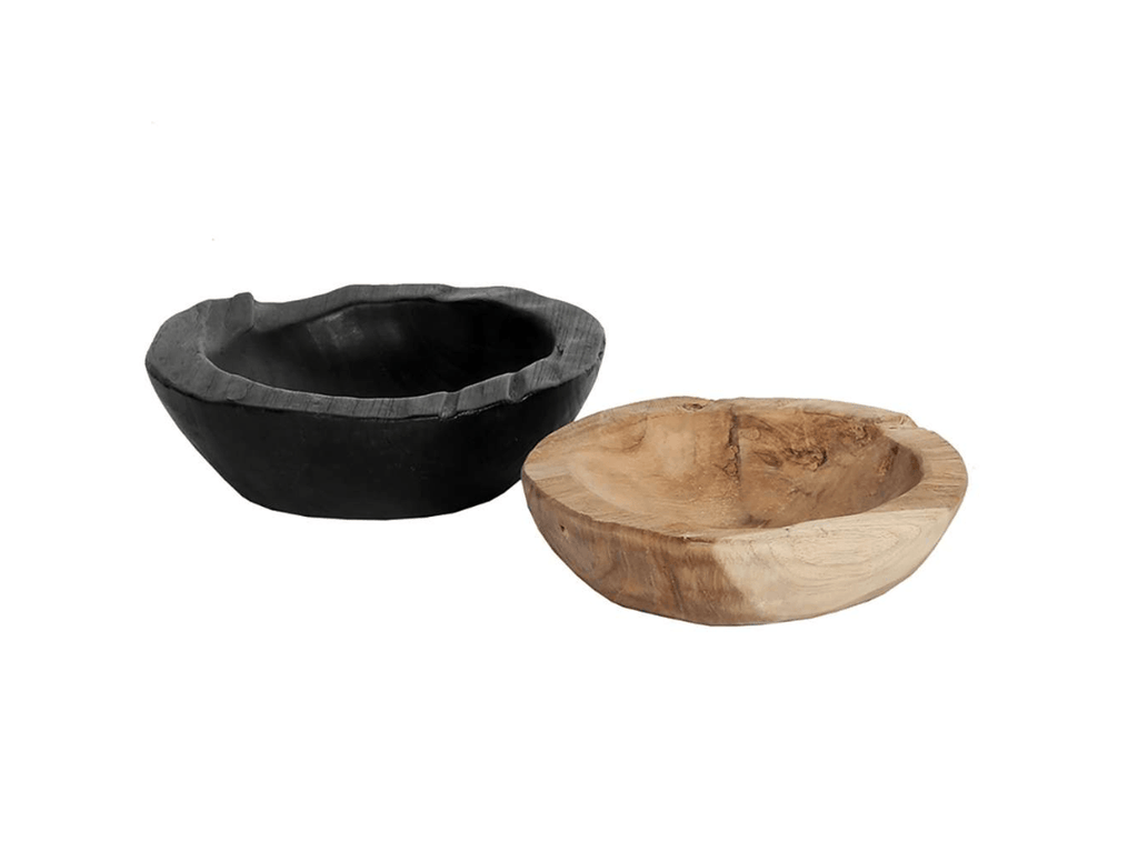 Schale Teak sort skål