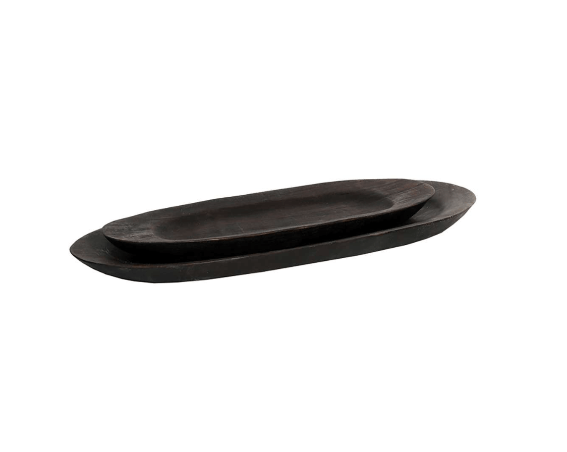 Schale Teak dybt fad