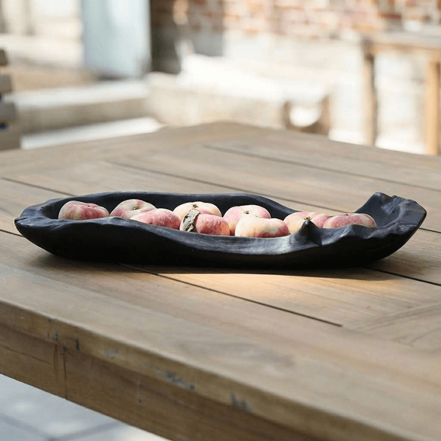 Schale Teak stort fad