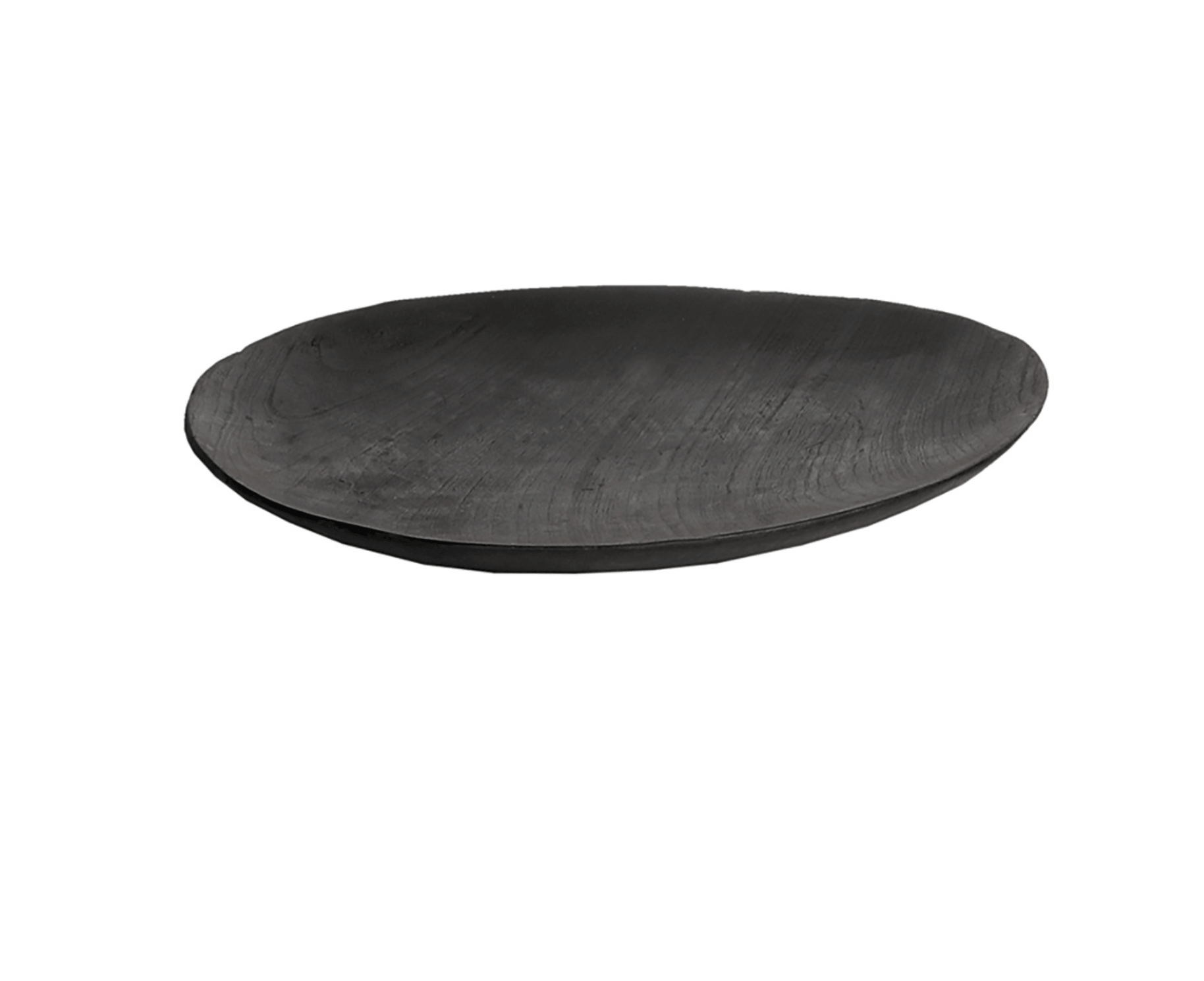 Schale Teak rundt fad