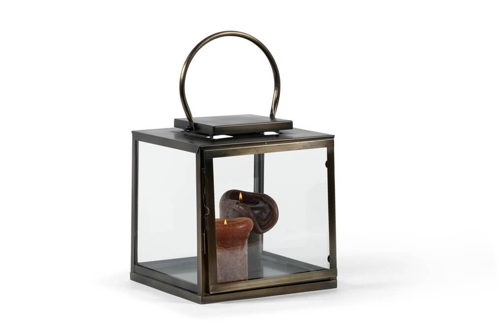 Lanterne stainless steel bronze