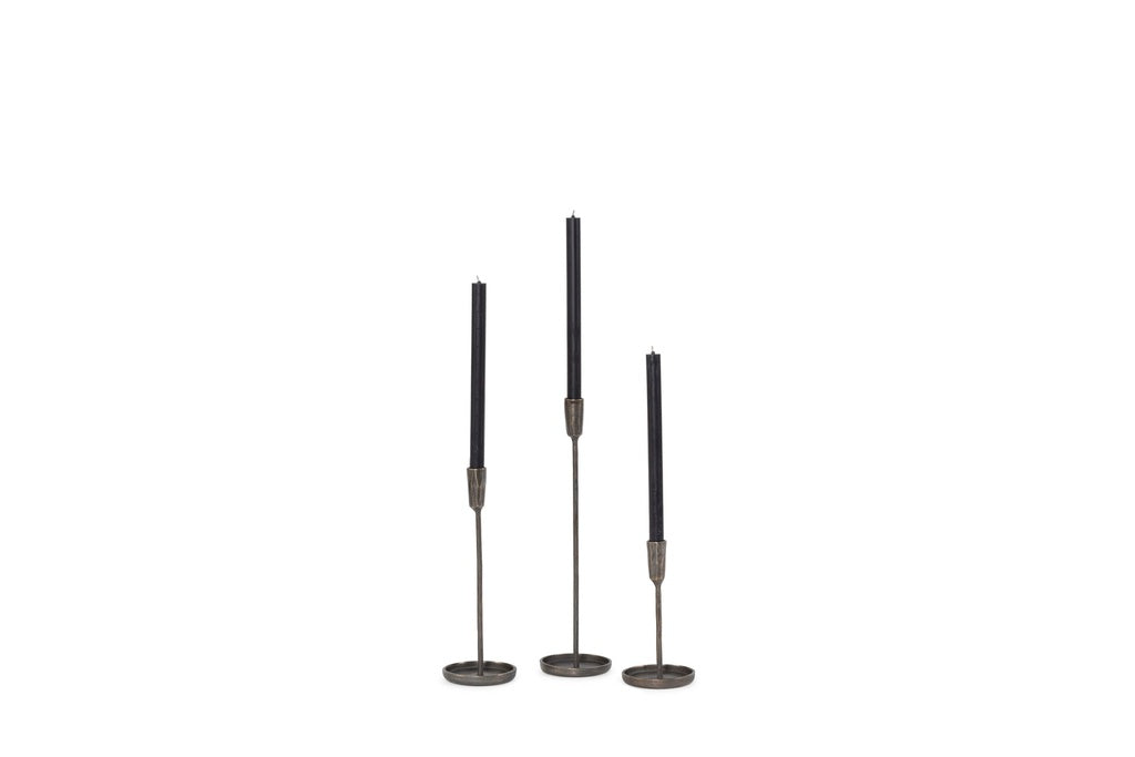 Handforged lysestage - bonze antique sæt af 3