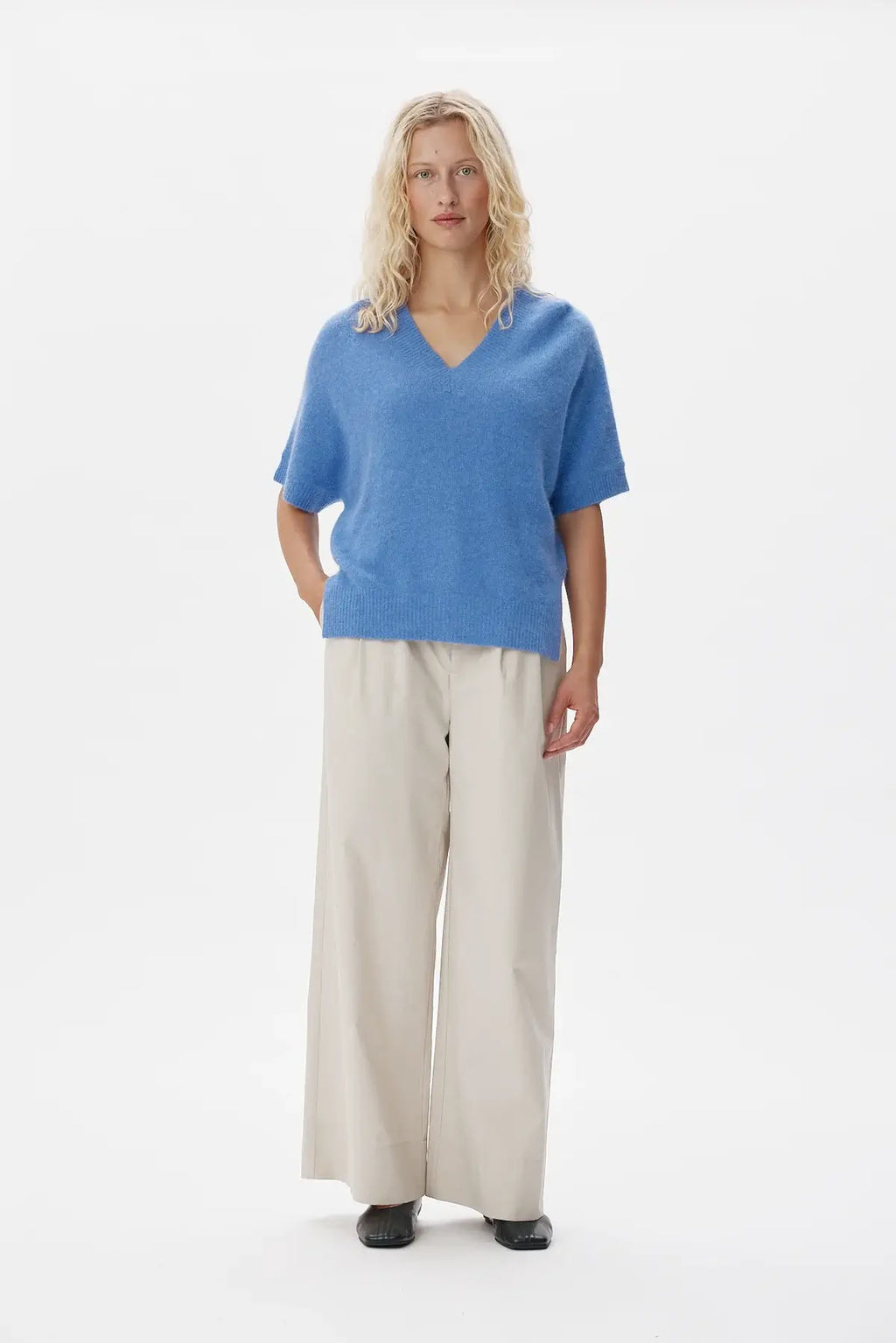 Dana Sweater - Coastal Blue Melange