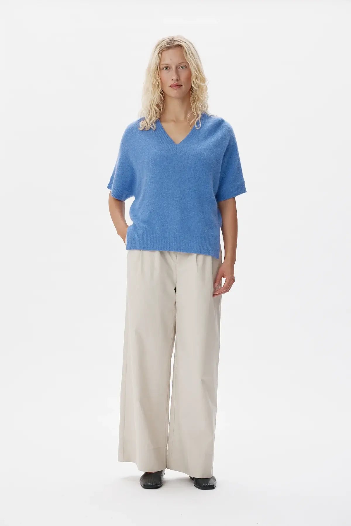 Dana Sweater - Coastal Blue Melange