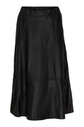 Sophie Leather Skirt - Black