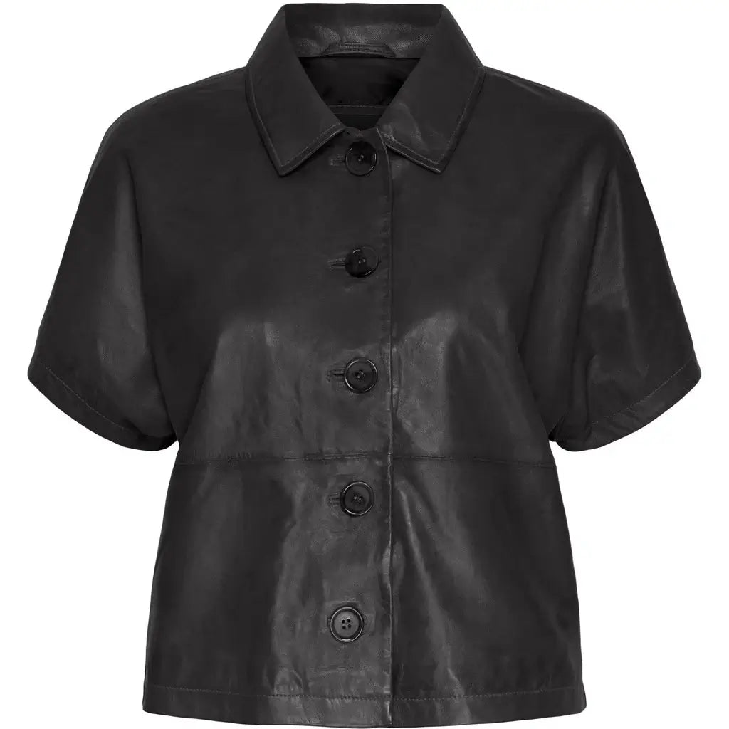 Anya Leather jacket - Black