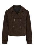 Jolie Suede Jacket - Dark Chocolate Brown
