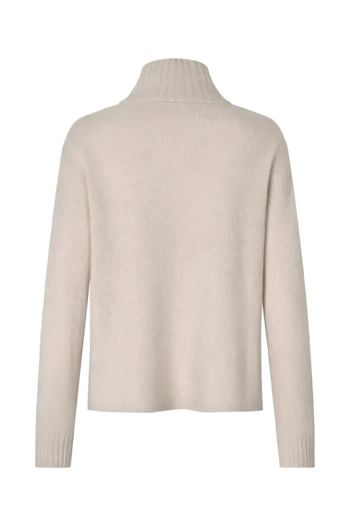 Jade striktrøje - Oatmeal Beige
