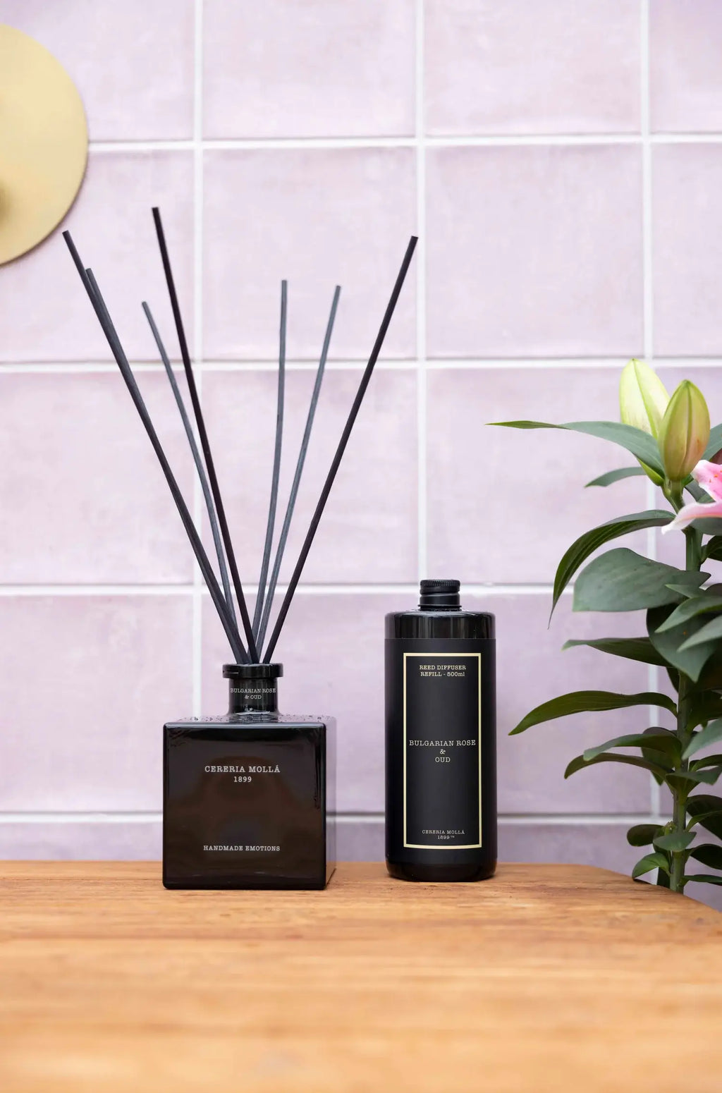 Rørdiffuser 500 ml - Bulgarian Rose & Oud