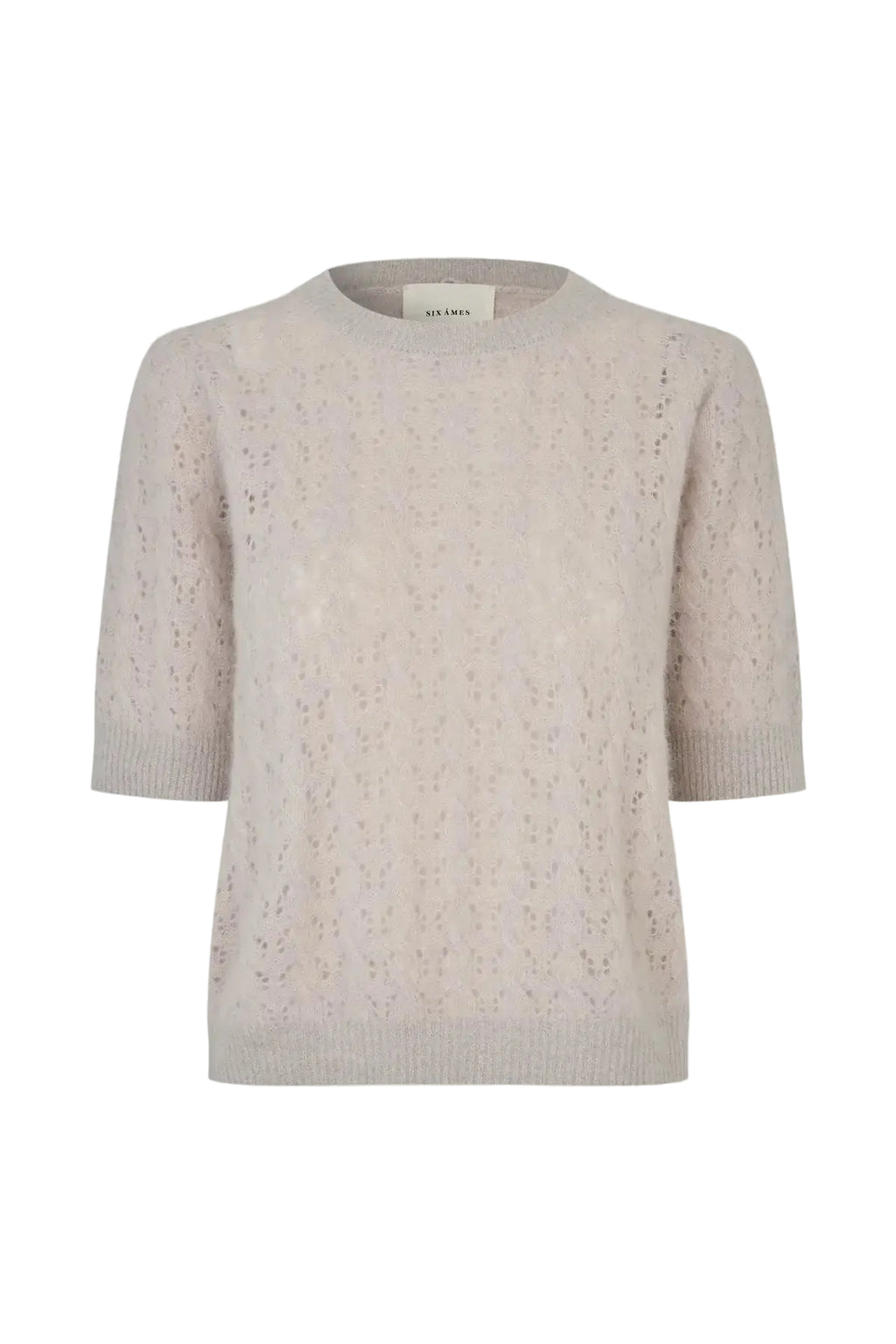 Rocca Deco Sweater - Silver White Melange