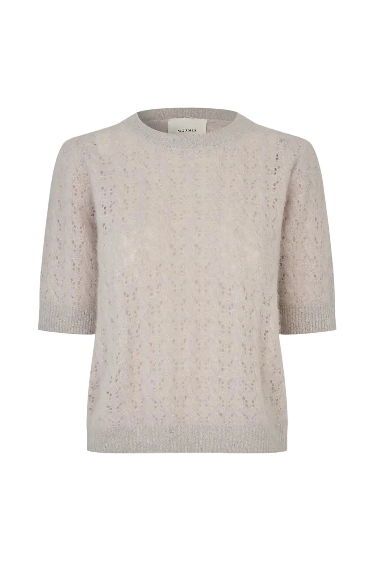 Rocca Deco Sweater - Silver White Melange