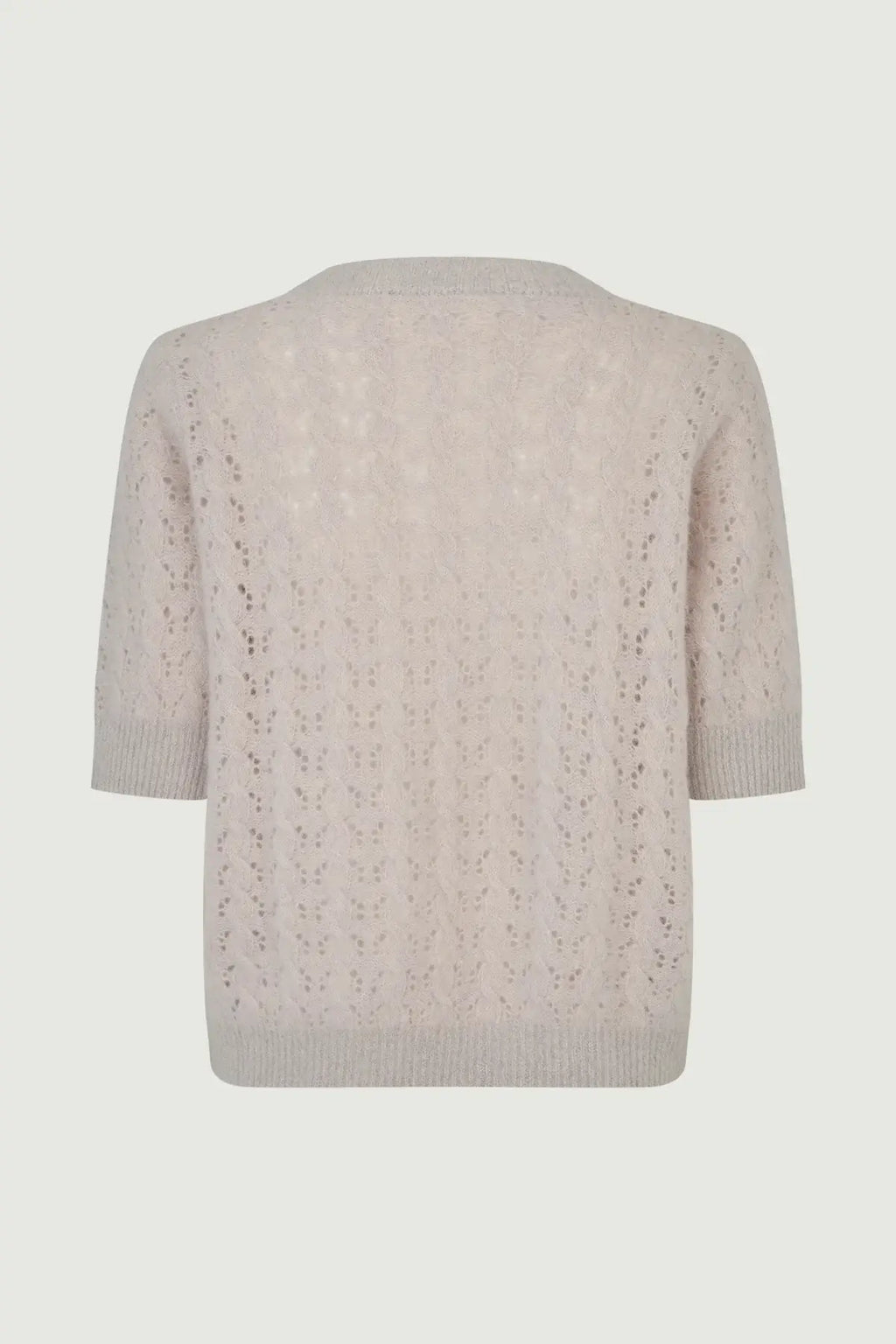 Rocca Deco Sweater - Silver White Melange