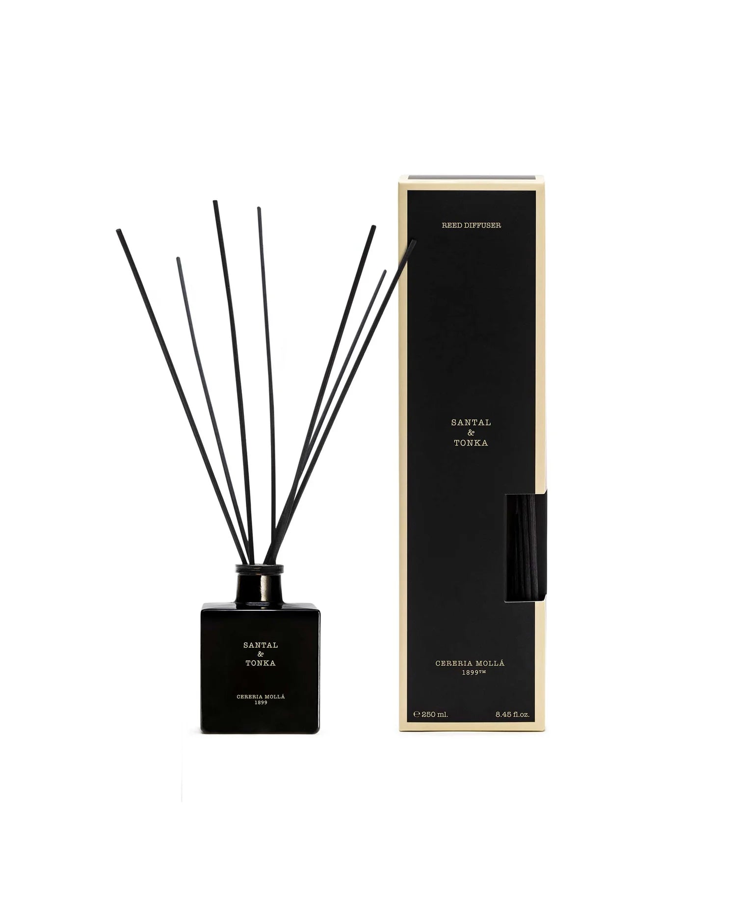 Rørdiffuser 250 ml - Santal & Tonka
