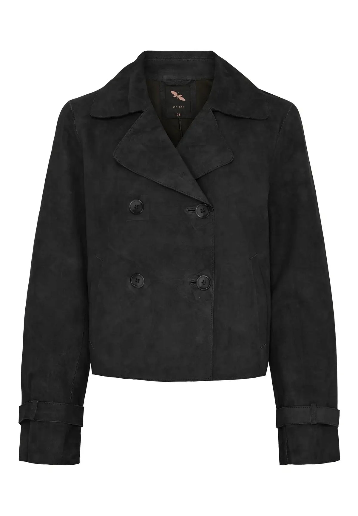 Jolie Suede Jacket - Black