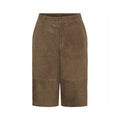Bermunda Suede Shorts - Hazelnut