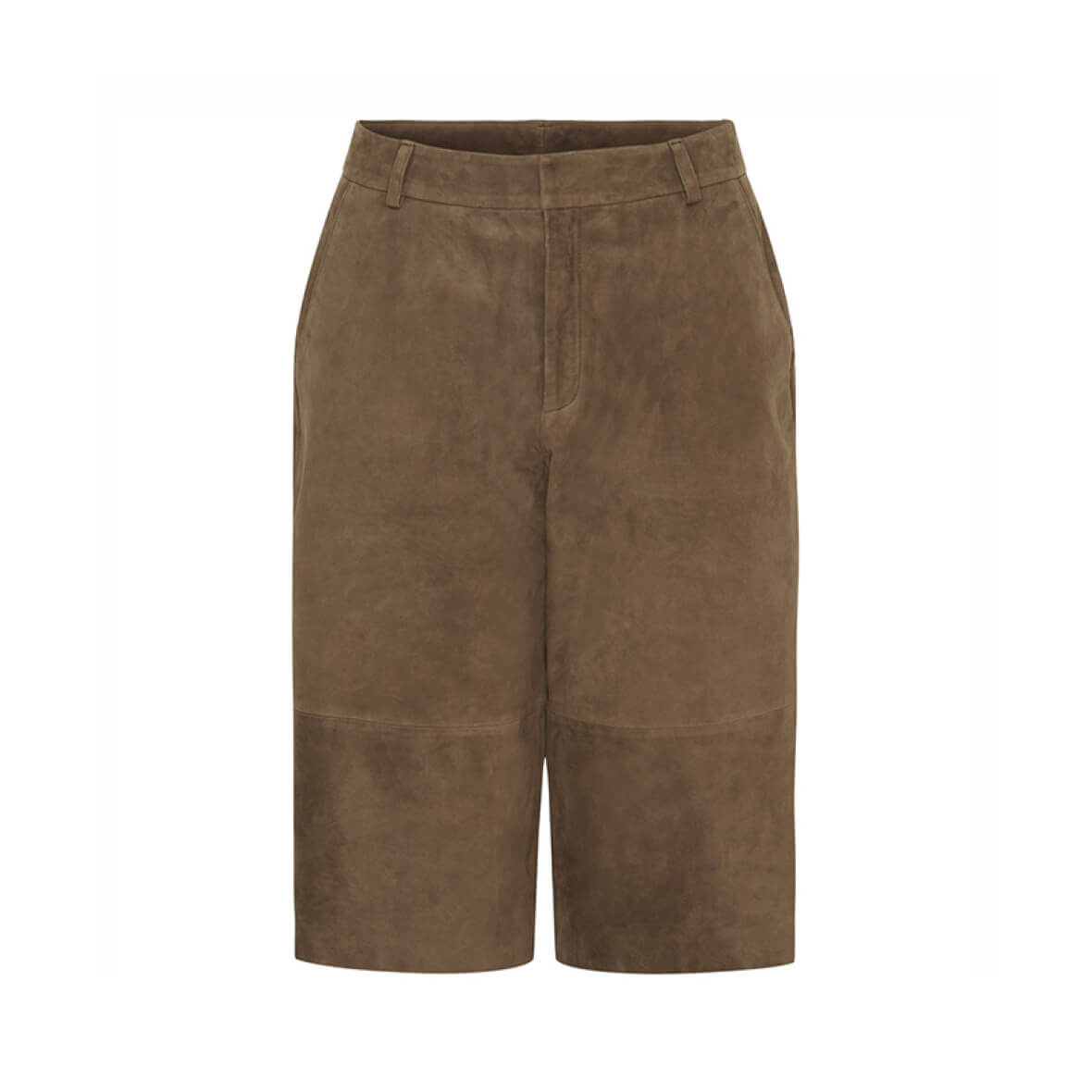Bermunda Suede Shorts - Hazelnut