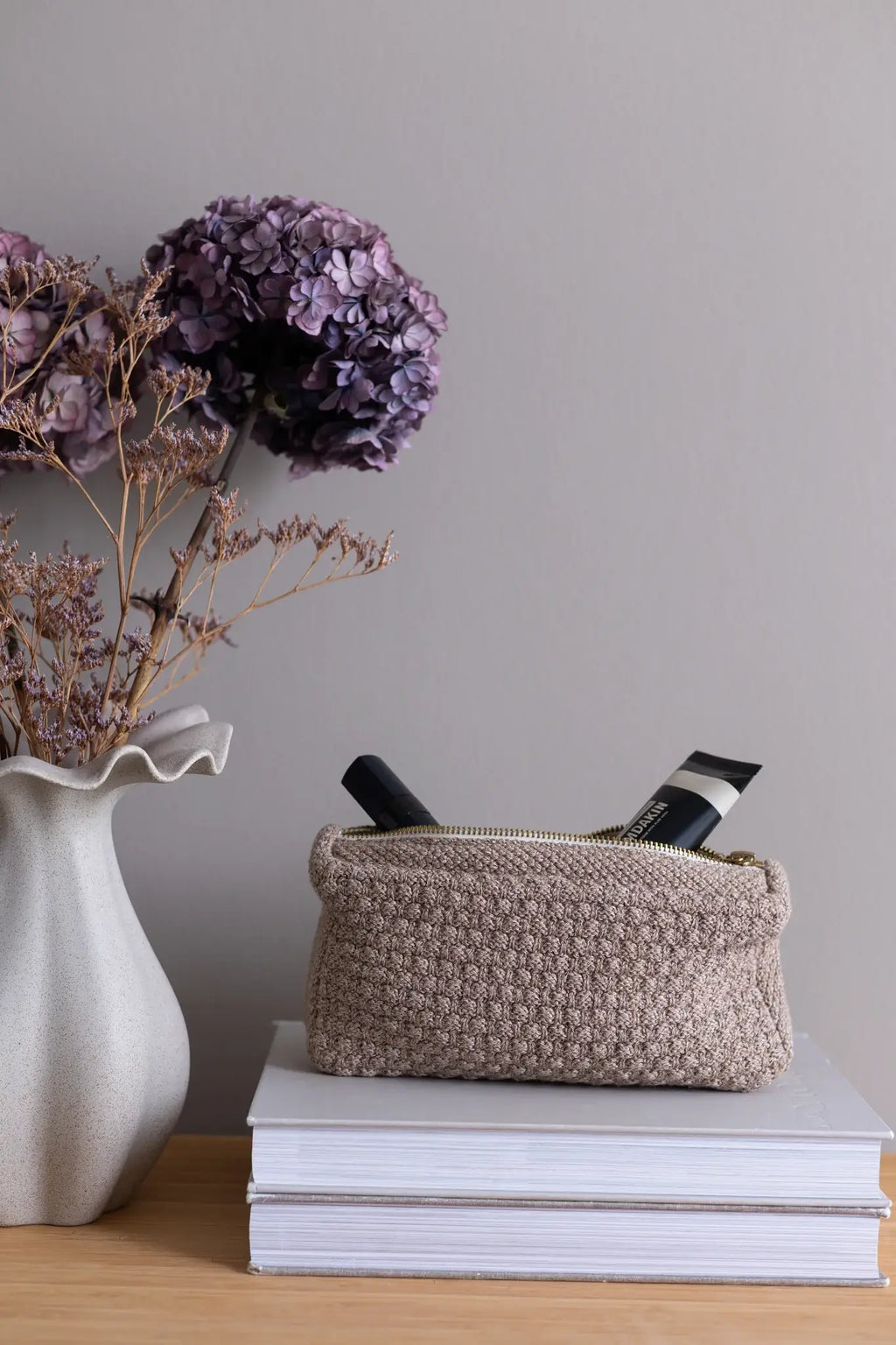 Strikket Clutch - Tiger