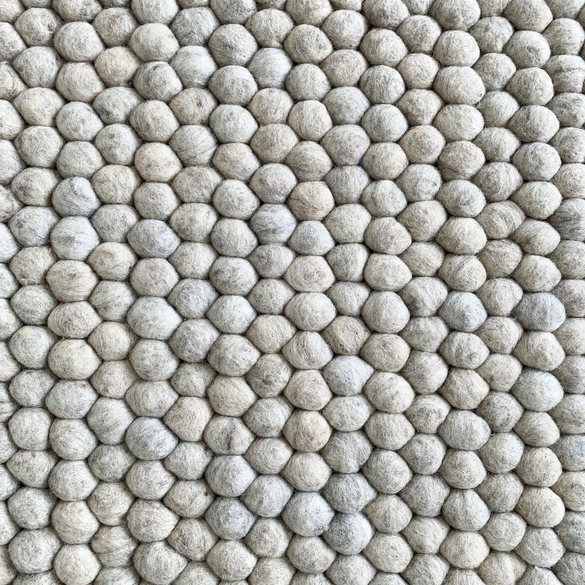 Snow Drop tæppe - Light Grey